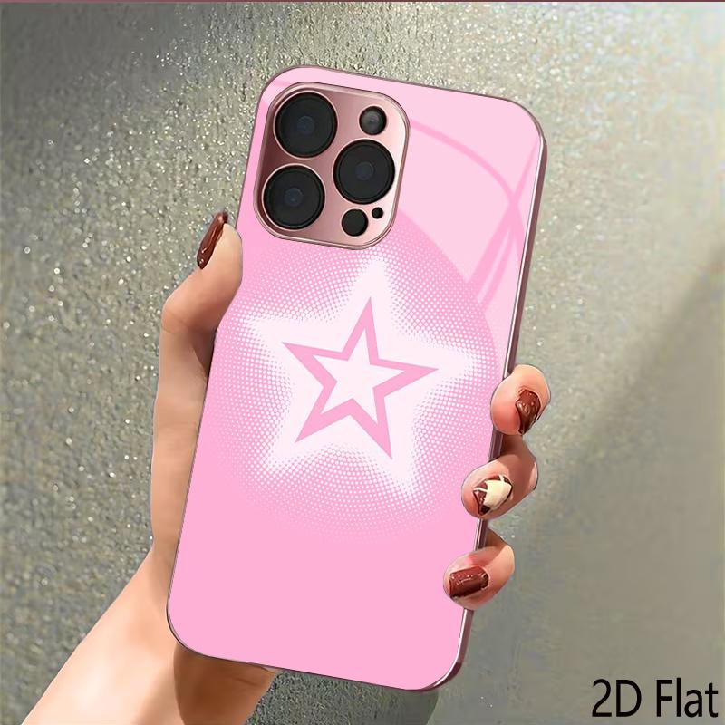 TarDots 2DFlat Для iPhone17 18 16 15 14 13 12 11 Pro Max XS XR 8 7Plus Чехол для телефона Ударопрочный Защитная задняя крышка