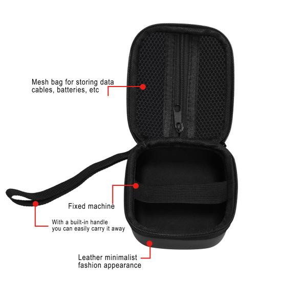 Жесткий чехол для переноски Портативный противоударный водонепроницаемый чехол Совместим с батареями Защитный бокс для хранения для виртуальных цифровых питомцев Bitzee для ежедневных прогулок