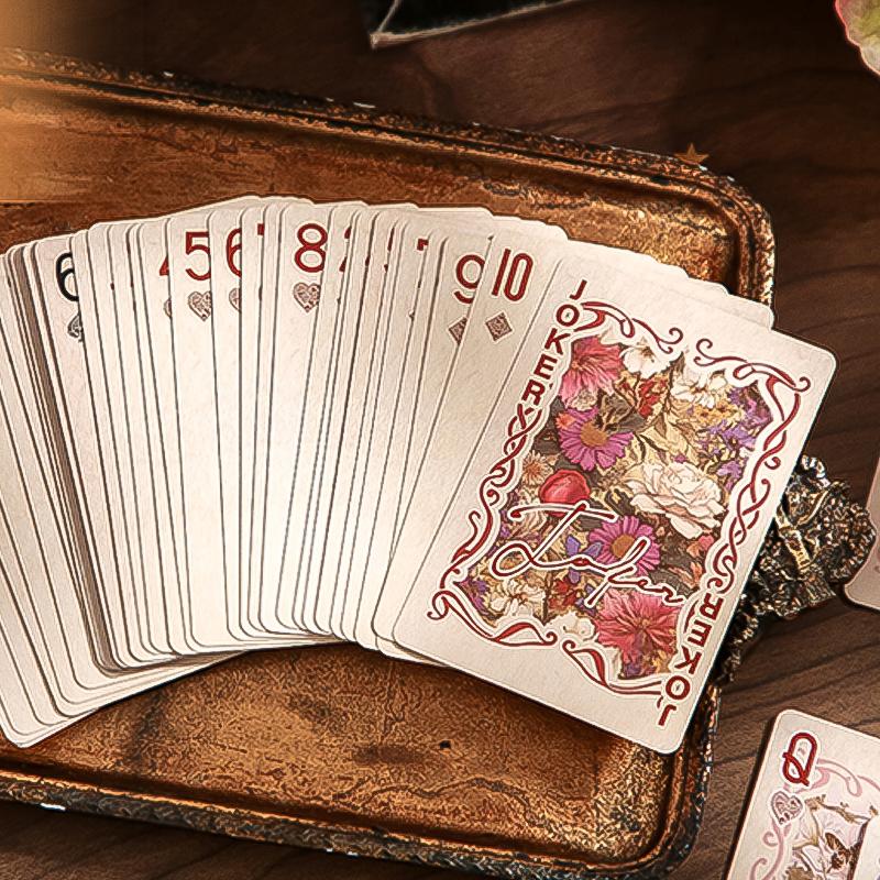55 карт Secret Garden Цветочная коллекционная колода Игровая карта в литературном стиле Креативная канцелярия Подарок