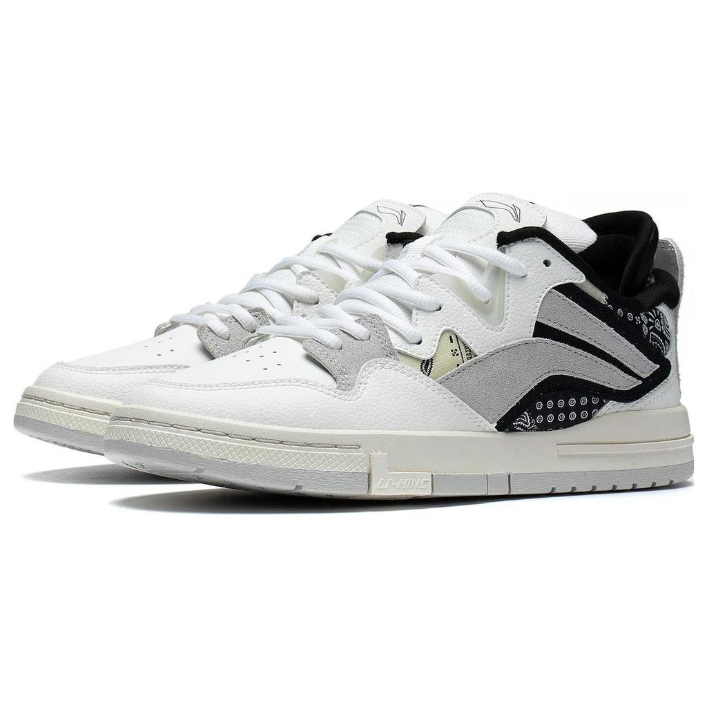 Li Ning Wave Pro Синтетическая кожа Удобные Нескользящие Износостойкие Низкие Кеды для Скейтборда Женские AECT010-3