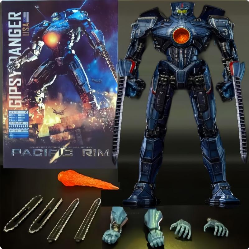 Neca Тихоокеанский рубеж Модель меха Черно Альфа Мобильный Светящийся Декоративный Орнамент Коллекция Ручная работа Мальчик Игрушка Робот Подарки на День Рождения