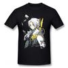 Walker Exorcist Print Cotton T-Shirt D Gray Man Allen Walker Anime Series For Men Streetwear