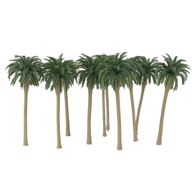 20Pcs Garden Model Trees Miniature Decoration Supplies Coconut Palm