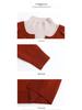 Stylish Faux Two-Piece Velvet Sweater for Middle-Aged & Elderly Women - Warm Knit Base Layer