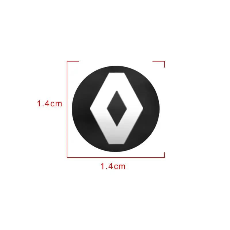 For Renault 2026 New Hub Caps For Renault Megane 2 3 4 Twingo Clio Talisman Captur Trafic Kwid Scenic New 14mm Fob Car Logo Stic