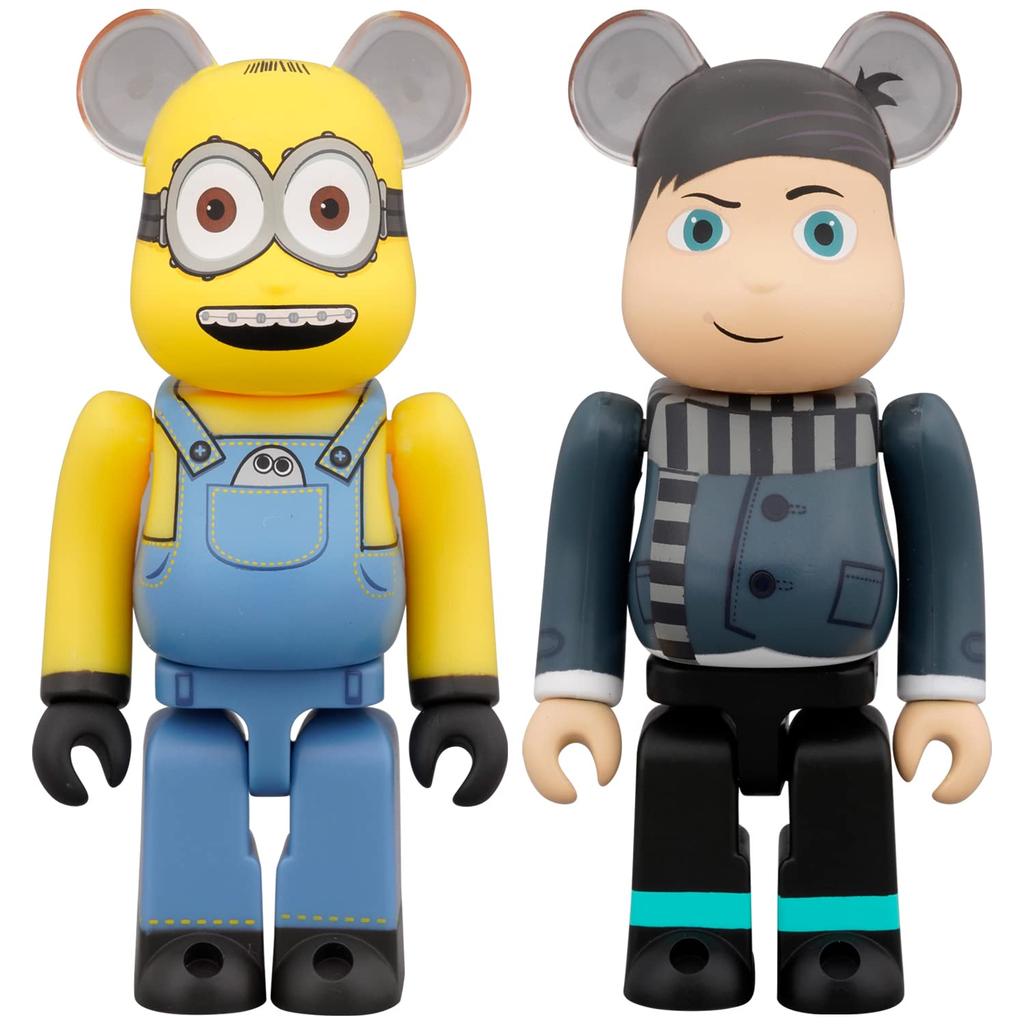 OTTO YOUNG GRU Каждая фигурка примерно 70 мм готовая BE@RBRICK & 100% (2 упаковки) - высокий. Немасштабные, предварительно окрашенные, фигурки.