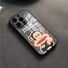 Чехол для телефона P-Paul F-Frank Большая обезьяна для 17 Pro Max IPhone 16 Pro 14 12 11 13 Mini X XR XS 15 Plus SE Стеклянная крышка