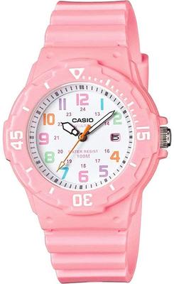 Casio Аналоговые часы для детей, дешевые Casio Pastel Pink x Multicolor Overseas Model LRW-200H-4B2V женские [Товар]