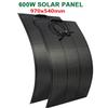 600 Вт 300 Вт комплект солнечных панелей 18 В гибкие монокристаллические солнечные элементы зарядное устройство для кемпинга на открытом воздухе яхты автодома автомобиля лодки