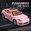 Масштаб 1/24 Panamera, модель автомобиля из сплава, световой и звуковой эффект, литой автомобиль, игрушки для мальчиков, детские игрушки, подарок на день рождения, детские игрушки, автомобиль, коллекция игрушек для мальчиков