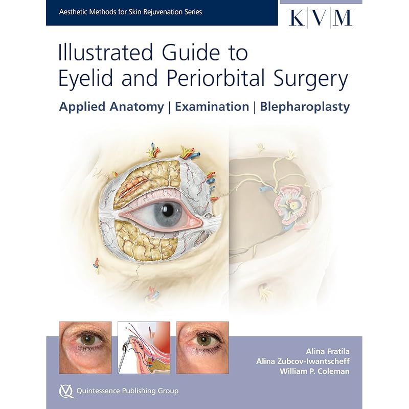ILLUSTRATED GUIDE TO EYELID AND PERIORBITAL SURGERY APPLIED ANATOMY EXAMINATION BLEPHAROPLASTY (HB 2015) (Aesthetic Methods for Skin Rejuvenation Seri