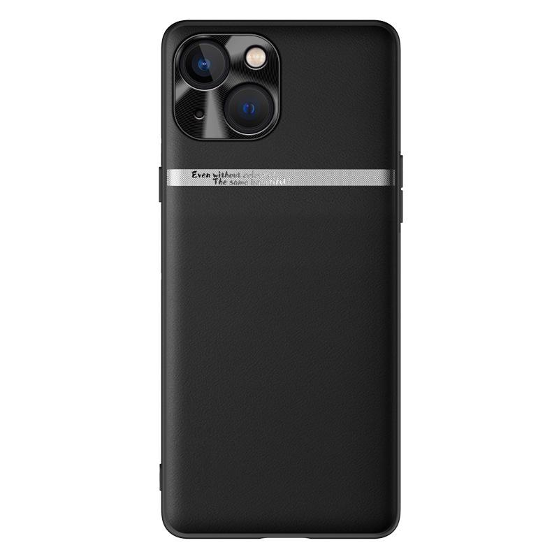 Защитный чехол Liquid Leather для Apple 14 Plus: Противоударный и грязеотталкивающий