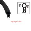 1/3/6/12M Door Edge Guard Rubber Sealing Strip U Type Hardwearing Car Ship Dustproof Trim Soundproofing Waterproof Sealing Parts Hoses Windshield