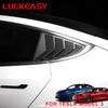 LUCKEASY автомобильные жалюзи треугольные окна для Tesla Model 3 Model3 2023 модифицированные ставни задней двери украшения экстерьера
