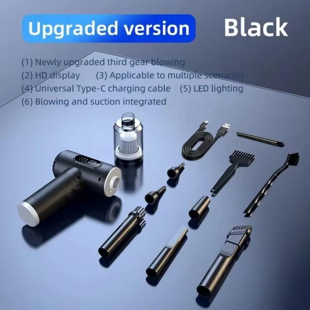 Мощный всасывающий беспроводной пылеуловитель цифровой дисплей воздушный пылеуловитель автомобильный пылесос для автомобиля