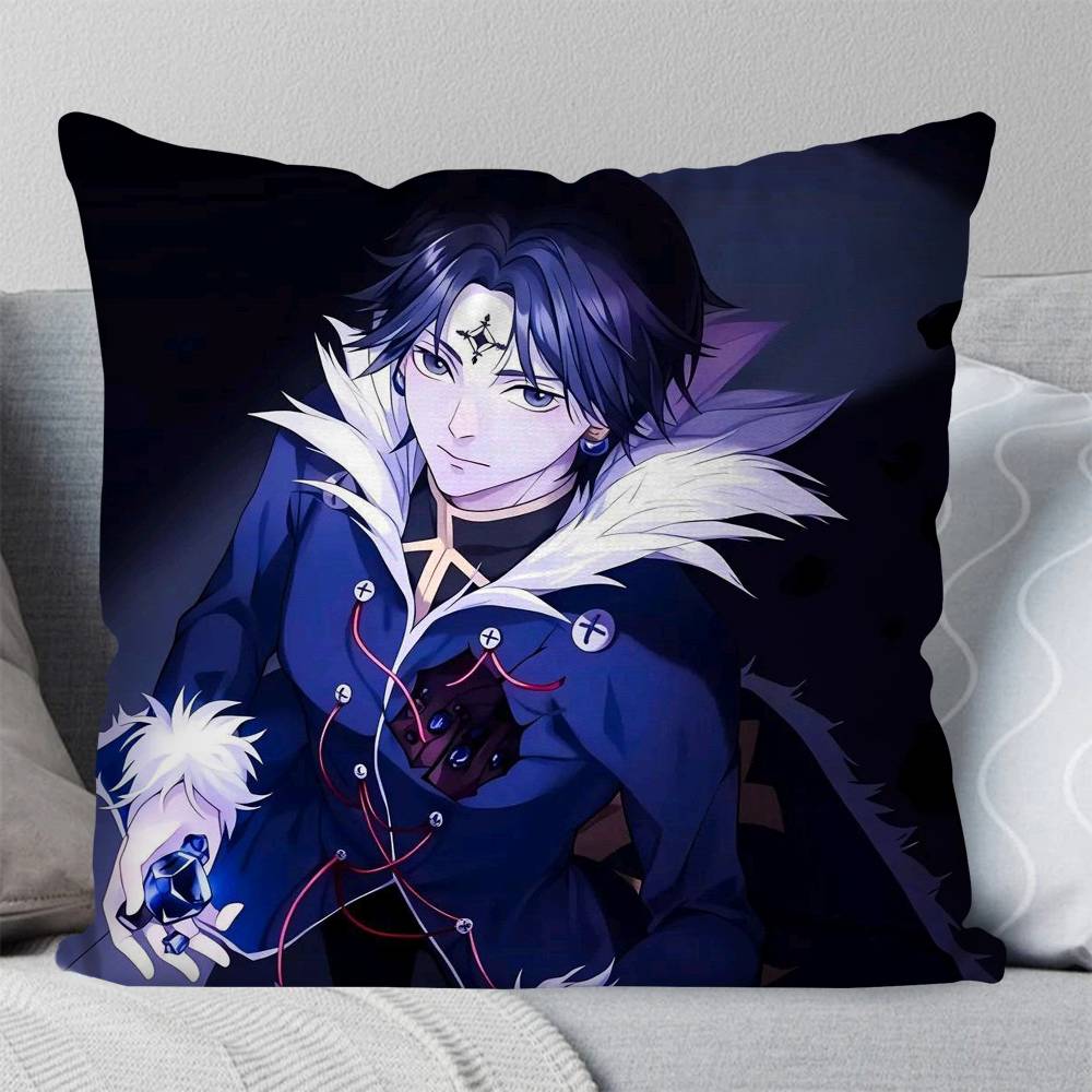 Chrollo Lucilfer Anime HHUNTER X HUNTER Pillow Case Fashion Square Pillowcase Bedroom Sofa Room Ins Decoration Leisure