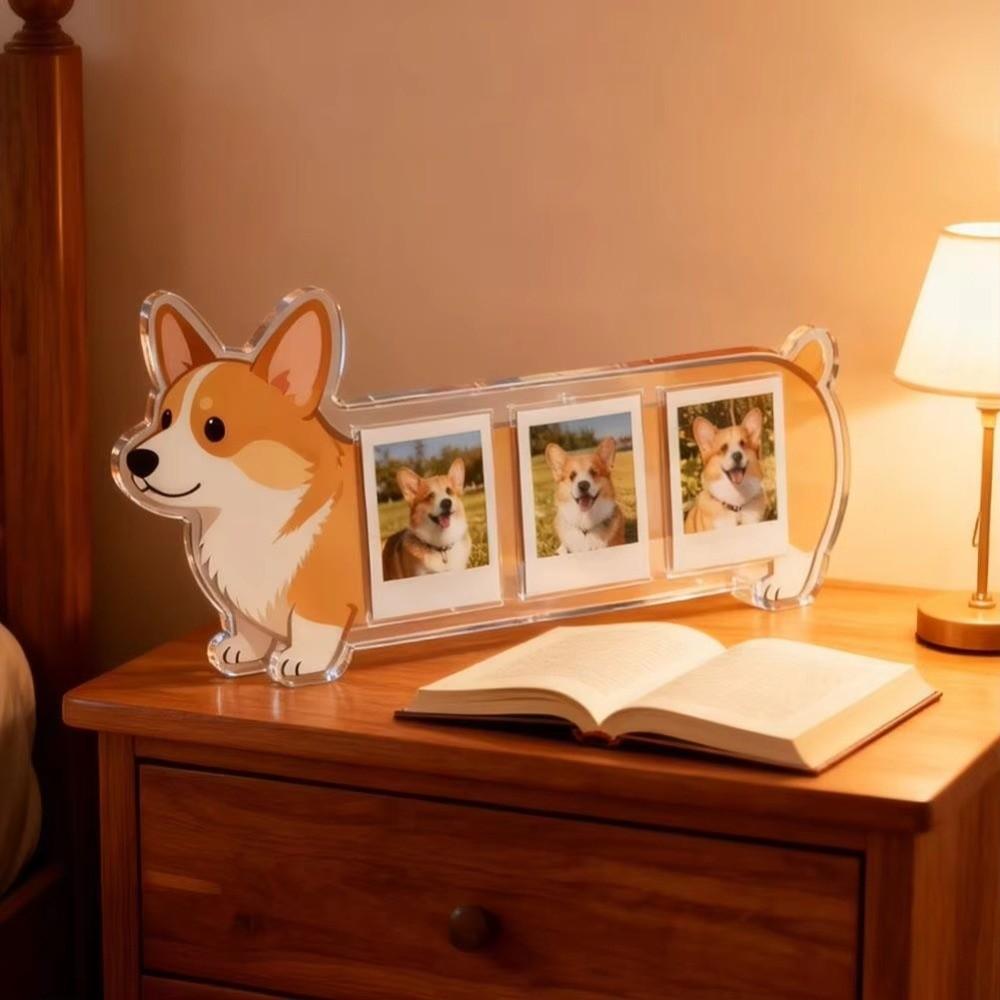 Cartoon Acrylic Photo Frame 3 Inches Photo Display Frame Modern Photo Collection Frame Gift Giving