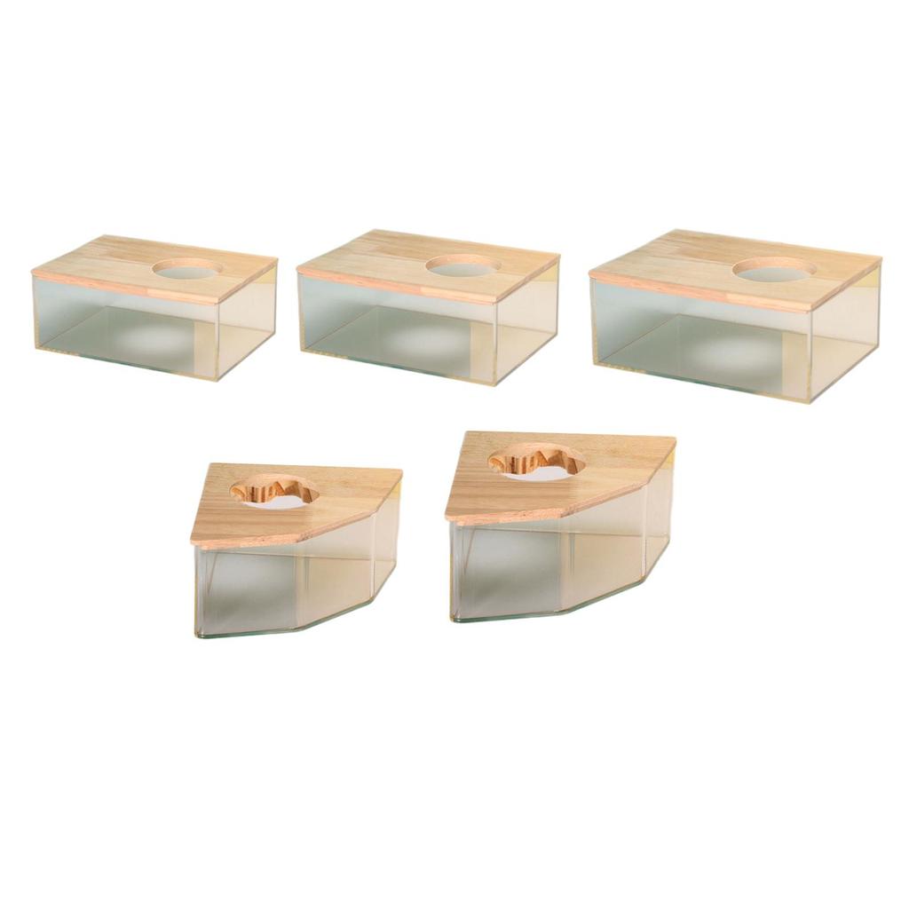 Hamster Sand Bath Box Sand Basin Digging Sand Container for Squirrels Rat