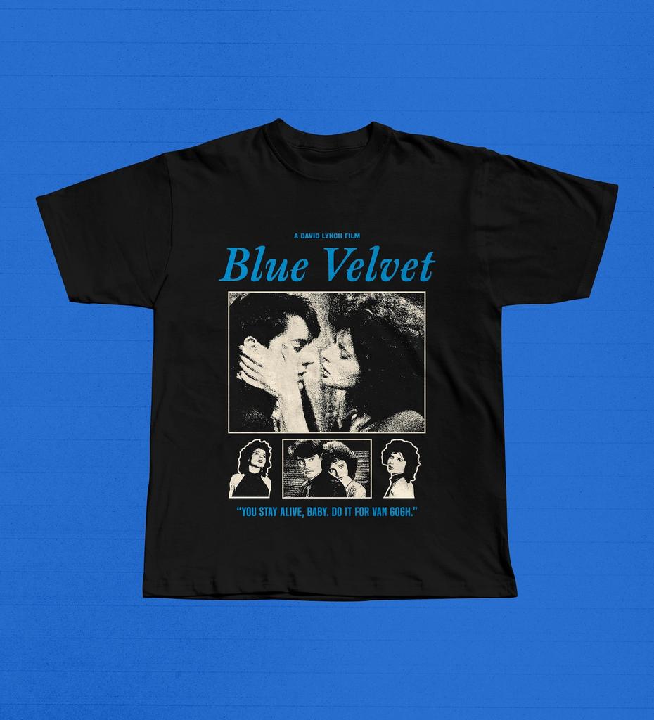 Blue Velvet T-Shirt, 1986 Neo Noir Film, Cult Classic Tee