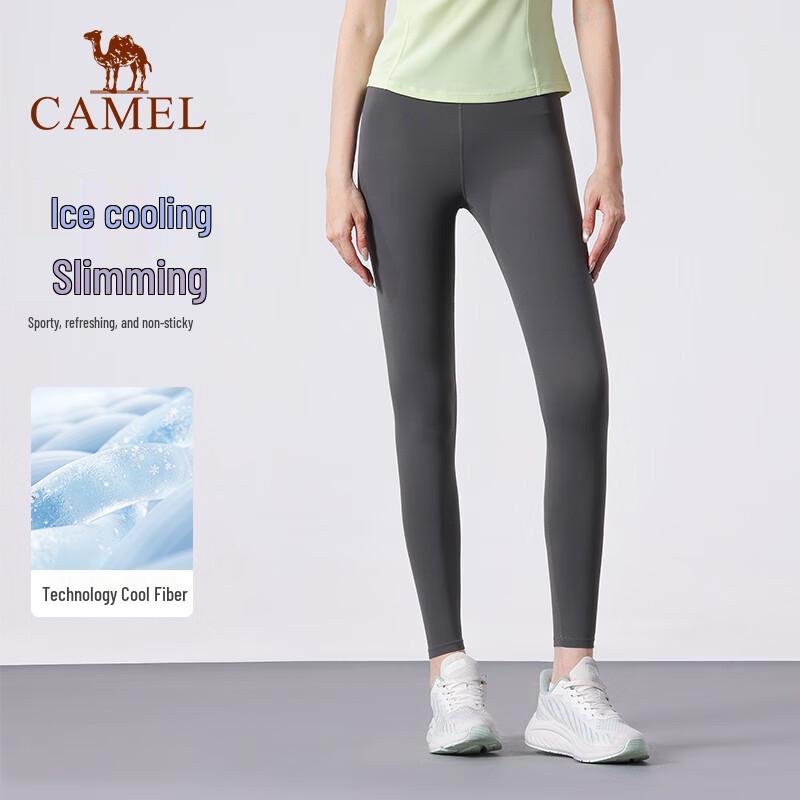 Camel Женские бесшовные леггинсы для йоги с высокой талией и эффектом коррекции живота