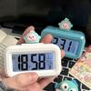 Цифровой будильник Мини Настольные часы Hello Kitty с ночником Kuromi My Melody Мультяшные цифровые часы Домашний декор