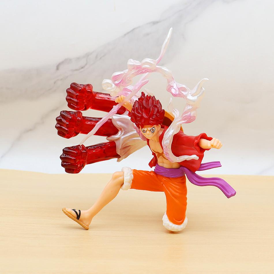 8-28cm One Pie Anime Figures Nika Luffy Gear 5th Action Figure Gear 5 Sun God Pvc Figurine Gk Statue Model Decoration Toys