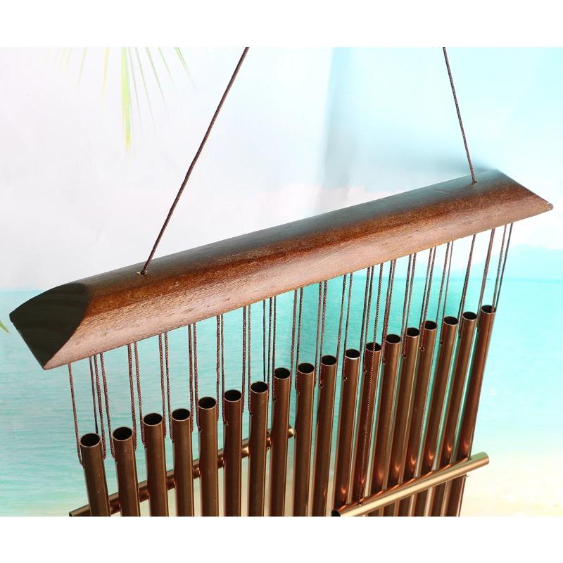 1PCS 20 Aluminum Tubes Wind Chimes Outdoor Yard Sympathy Wind Chime Wooden Wind Bell Decor for Garden and Patio Home Decoration