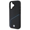 BMW BMHMP16S23RDCLK iPhone 16 6.1" black/black hardcase Sign Leather Textured And Line MagSafe