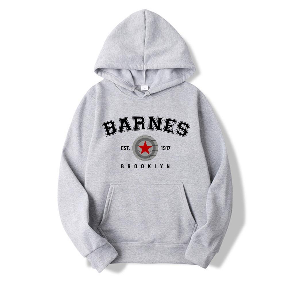 Винтажная толстовка Barnes 1917 года с капюшоном Bucky Barnes Winter Soldier Hoodies Женская толстовка с капюшоном, вдохновленная телешоу, пуловеры, топы супергероев