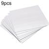 9Pcs DIY Square Mirror Effect Wall Sticker Decal Mosaic Rest Room Window Decor