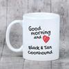 Black and Tan Coonhound I - cup with a dog, personalized cup with a print, a classic gift for everyone from the Art-Dog brand