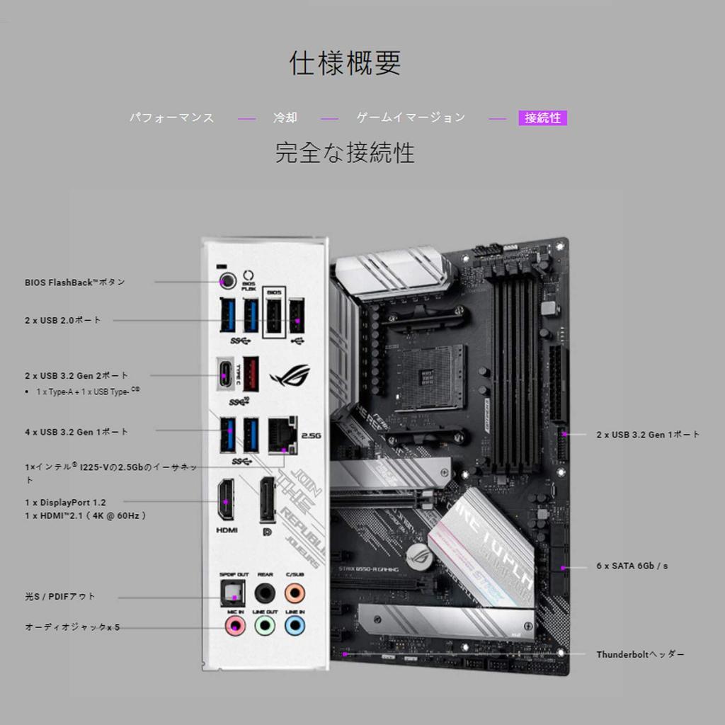 ASUS AMD B550 Equipped Socket AM4 Compatible Motherboard ROG STRIX GAMING B550-A [ATX]