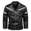 Мужская осенне-зимняя мужская куртка высокого качества, кожаная куртка в мотоциклетном стиле, мужские деловые повседневные куртки для мужчин, теплое пальто