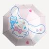 1pc Cinnamoroll Heart-Shaped Automatic Opening/Closing Umbrella with Foldable Design, 8-Bone Iron Frame, Outdoor Use, Perfect Gift for Fans, Travelers