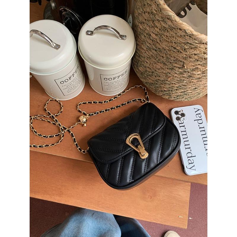 Маленькая сумка-цепочка с бриллиантами в стиле аромата для женщин, новая текстура и темперамент, нишевая дизайнерская сумка через плечо, маленькая квадратная сумка