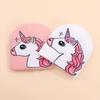 Новая Милая Мультяшная Шерстяная Шапка-Единорог для Девочек - Осенне-Зимняя Теплая Модная Шерстяная