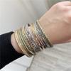 Stylish Iron Geometric Bracelets Pack With Durable Coating For Men And Women