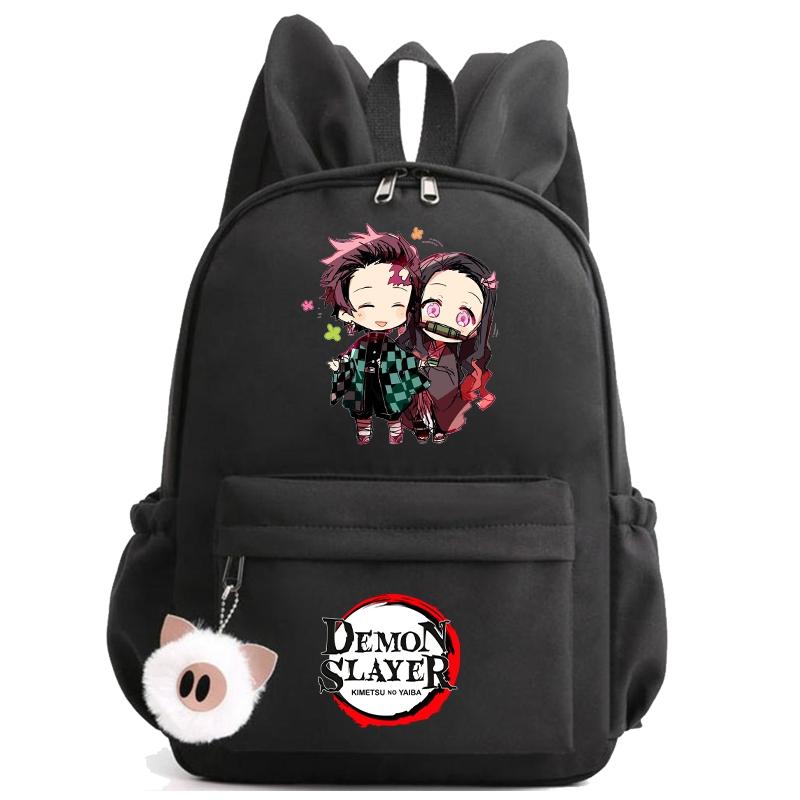 Рюкзак «Убийца демонов» в стиле аниме, рюкзак для девочек и мальчиков, школьный рюкзак для школы, сумка для книг для мужчин и женщин, дорожная сумка для отдыха Mochila