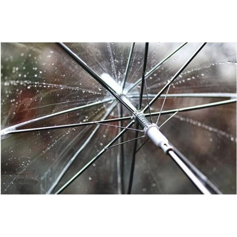 Мода Прозрачный Прозрачный Дождевой Зонт Зонтик ПВХ Купол Свадебный Сувенир