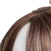 Women Clip-in Bangs Natural Wispy Side Bangs Forehead Hair Extensions Black Brown Girls Air Bangs Fringe Wig Hairpieces