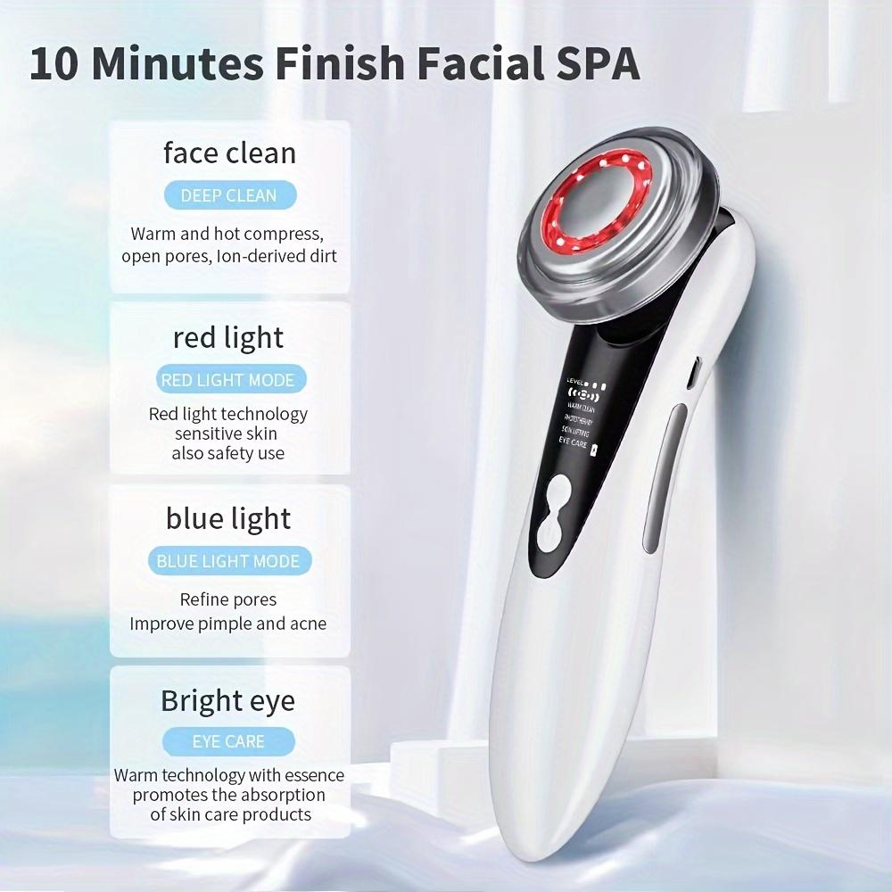 1pc Electric Facial Massager for Wrinkles & Anti-Aging - Rechargeable USB Charged Skin Care Device with High-Quality Conduction Head