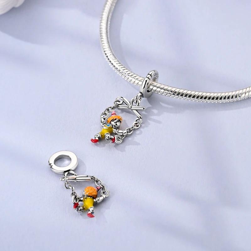 Шармы Plata Сказочный Марионетка На Шнурке Подвески Бусины Подходят Для Оригинальных Браслетов Шармы Для Женщин Украшения Своими Руками Изготовление Подарки