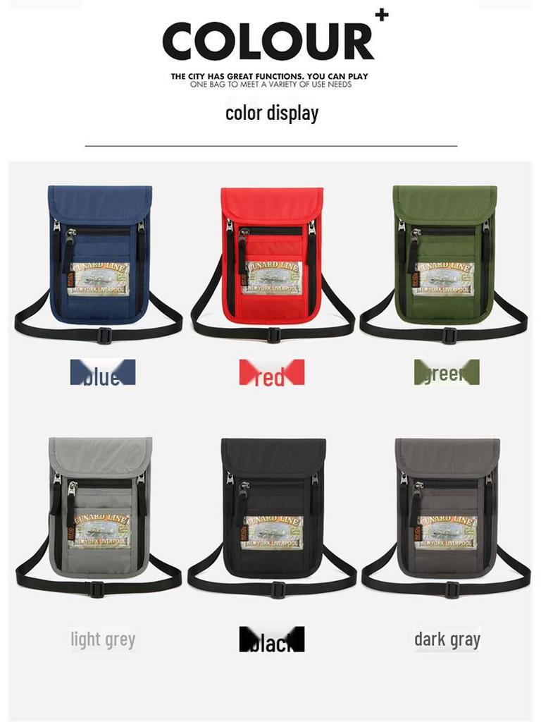 Многофункциональная сумка для паспорта с защитой от кражи для путешествий