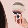 Милое карманное зеркало 5/10/15x, регулируемое по вращению, зеркало для макияжа с ручкой, двустороннее складное увеличительное зеркало