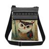 1 шт. Сумки-тоут с принтом совы, женские сумки через плечо, сумки-почтальонки, 6897