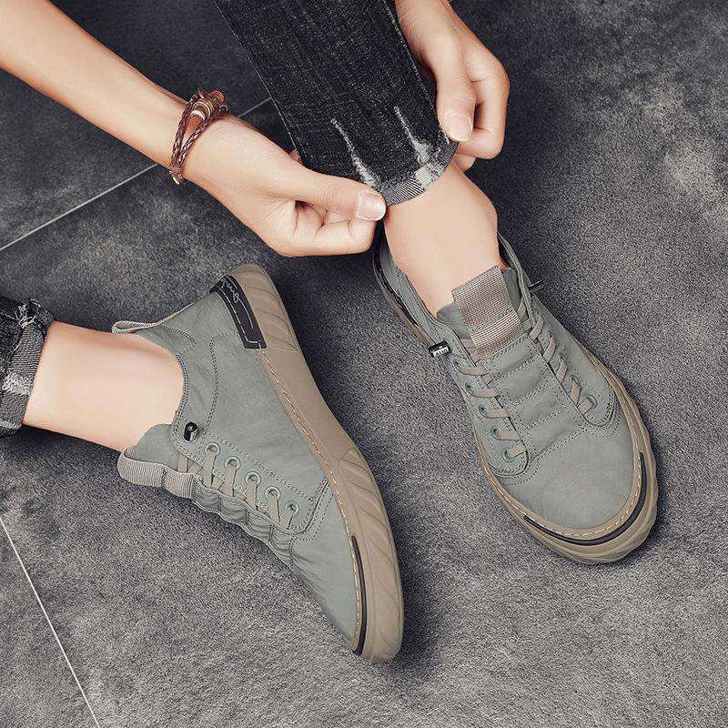 Cloth Shoes Men's Shoes Summer Trend Old Beijing Slip On Breathable Ice Silk Cloth Casual Men's Sneakers