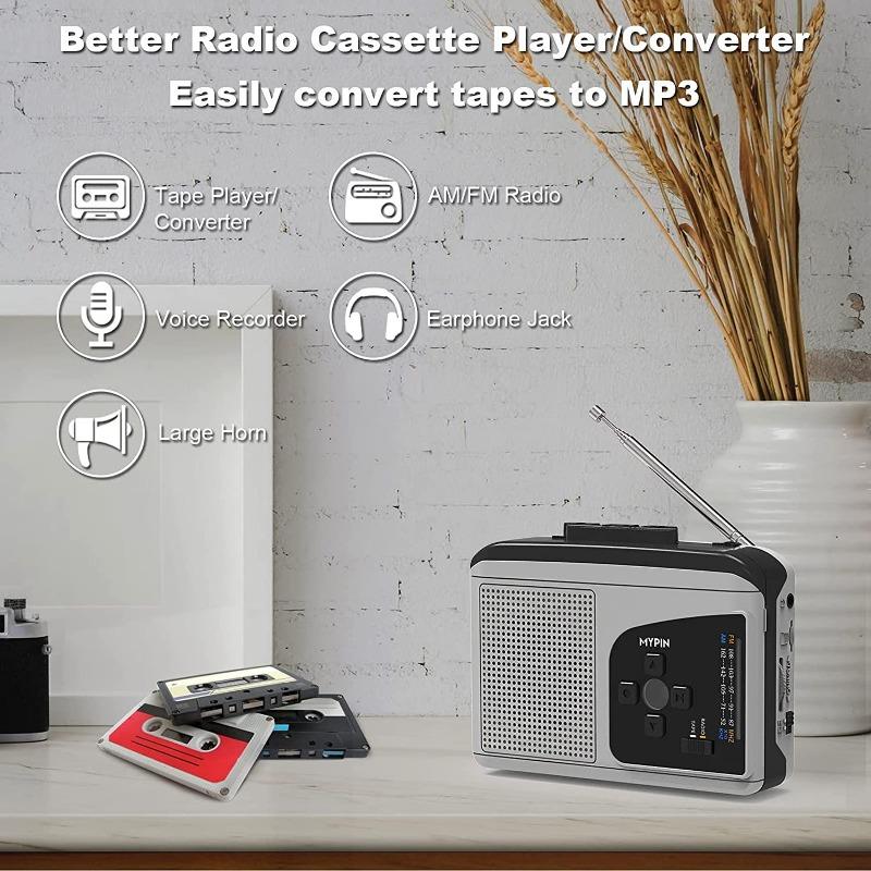 1 Упаковка кассетный плеер Walkman с динамиком, стерео, радио FM прямой на MP3 на карту TF ezcap234