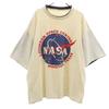 Винтажная футболка НАСА 90-х годов с коротким рукавом, мужская, б/у