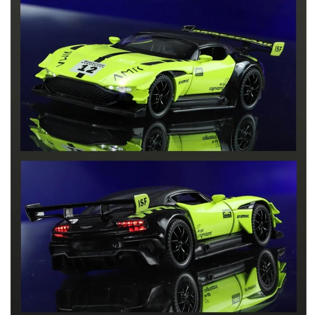 Модель машины из сплава Martin Vulcan в масштабе 1/32, Игрушки со звуком и светом для детей, Настольные коллекционные украшения для подарков мальчикам