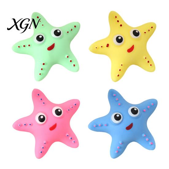 Starfish Sensory Toy Stress Relief Cartoon Decompression Star Shape Anti-anxiety Ball Flour Filling